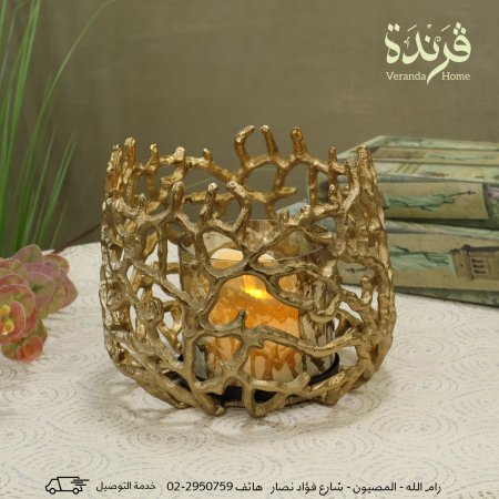 شمعدان هندي معدن نحاسي